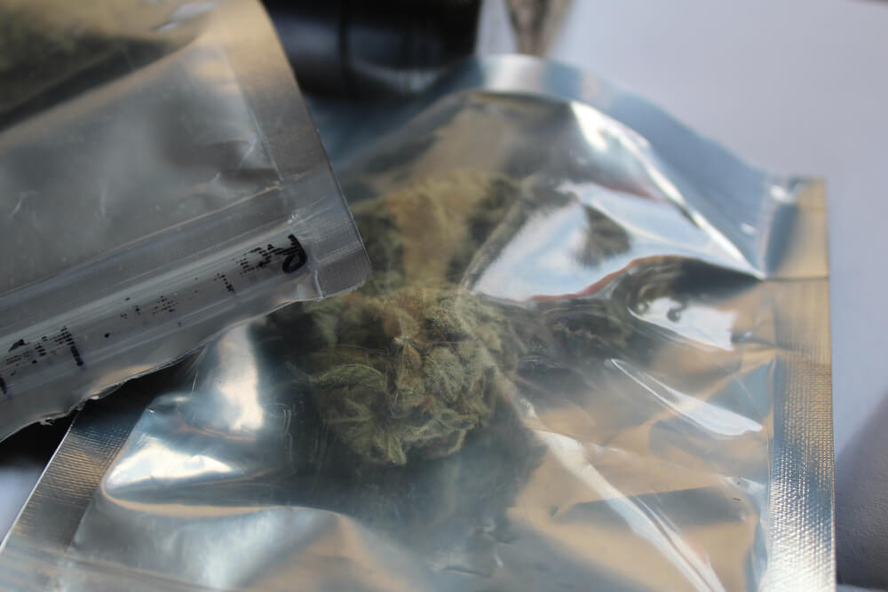 Sealed Bag of Cannabis
