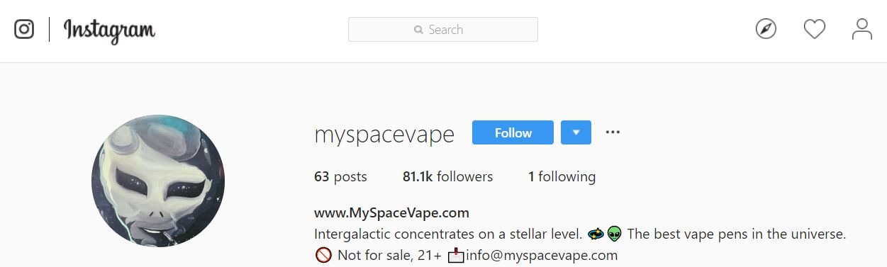 space vape instagram