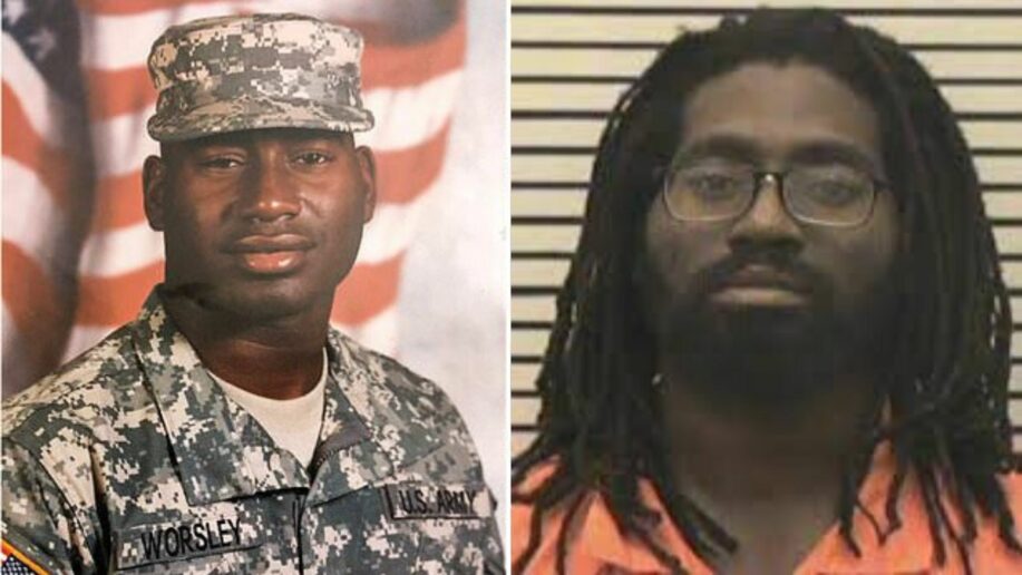Sean Worsley in the military and in prison