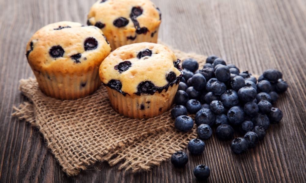 Cannabis Blueberry Muffins