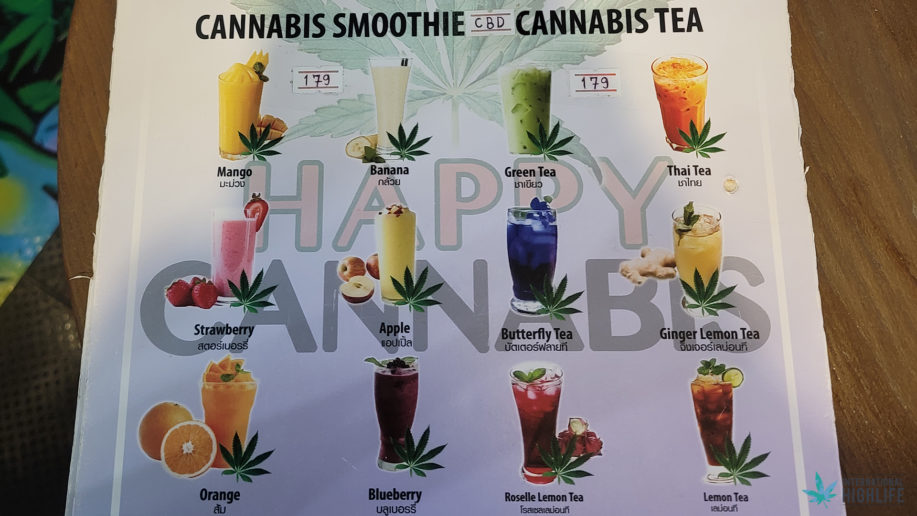 cannabis tea and water thailand
