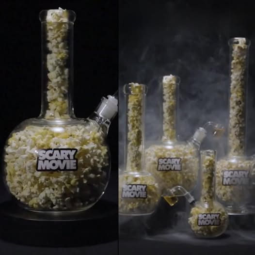 Scary Movie Popcorn Bucket Bong